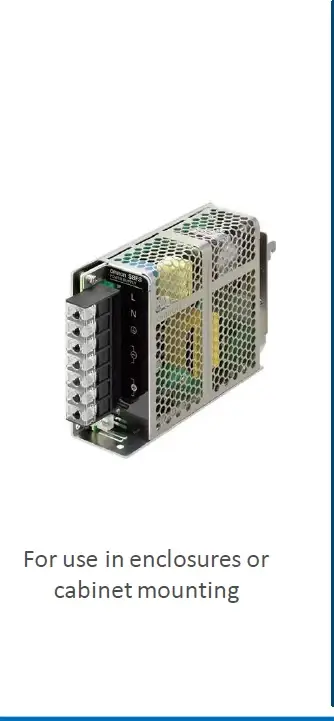 منبع تغذیه امرن: مدل کف خواب S8FS-G Enclosed Machine Mount