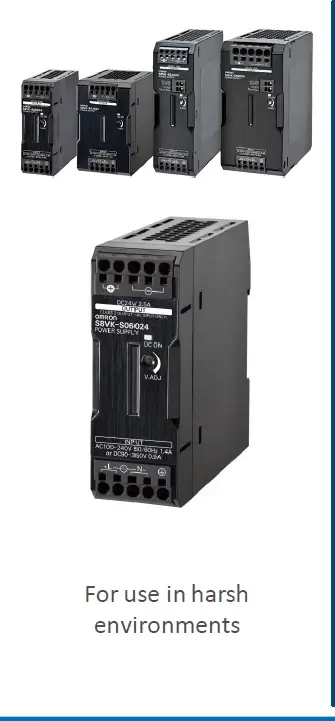 منبع تغذیه امرن: مقاوم محیطی S8VK-S: Environmentally Resistant
